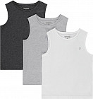 серый, белый