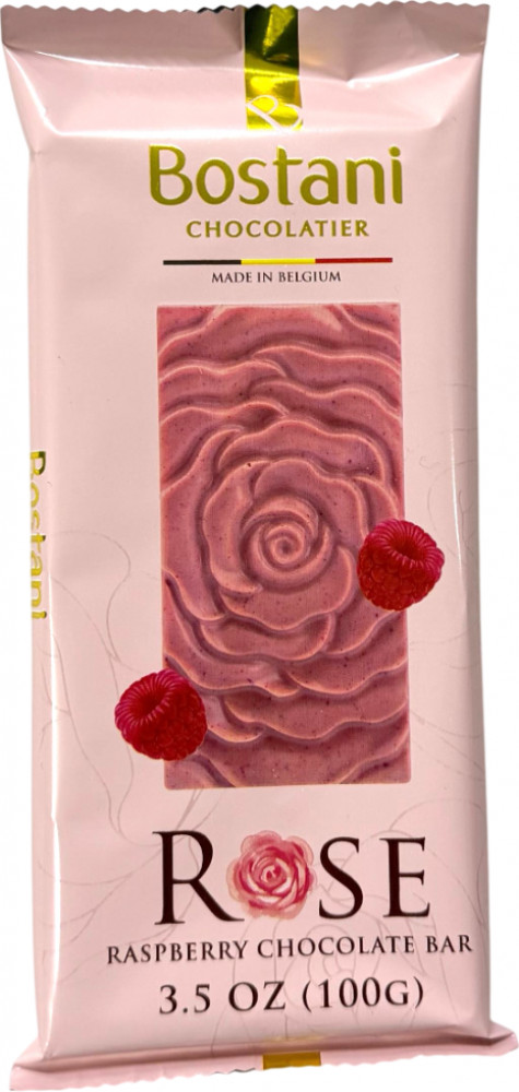 Шоколадная плитка «Rose Raspberry Chocolate» | Bostani Chocolatier