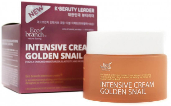 Омолаживающий крем для лица с золотой улиткой «Intensive Cream Golden Snail»