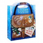 Пакет подарочный «Новогодняя почта» (26х10x35 см)
