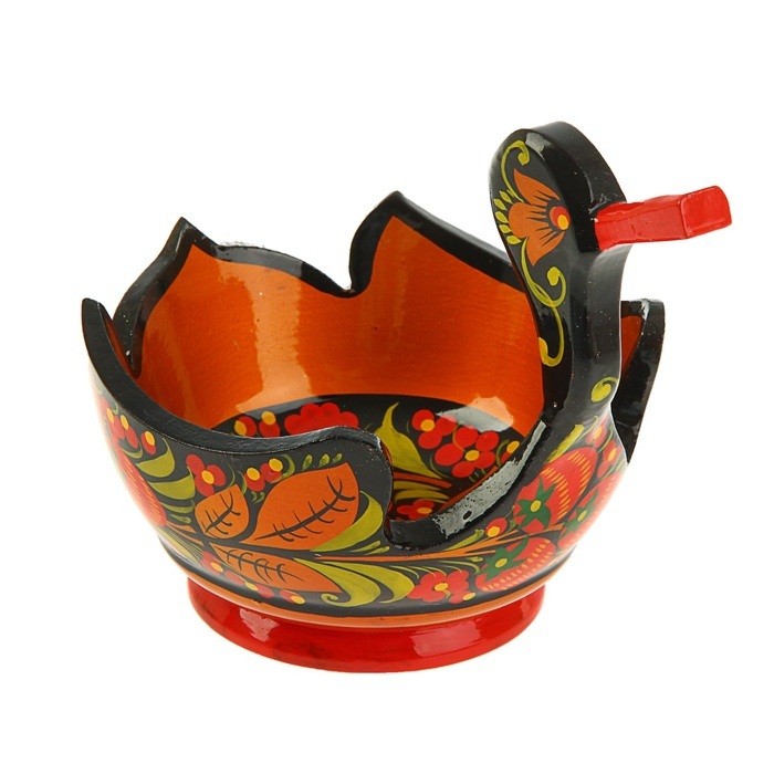 Конфетница «Утка», холома | Хохломская роспись