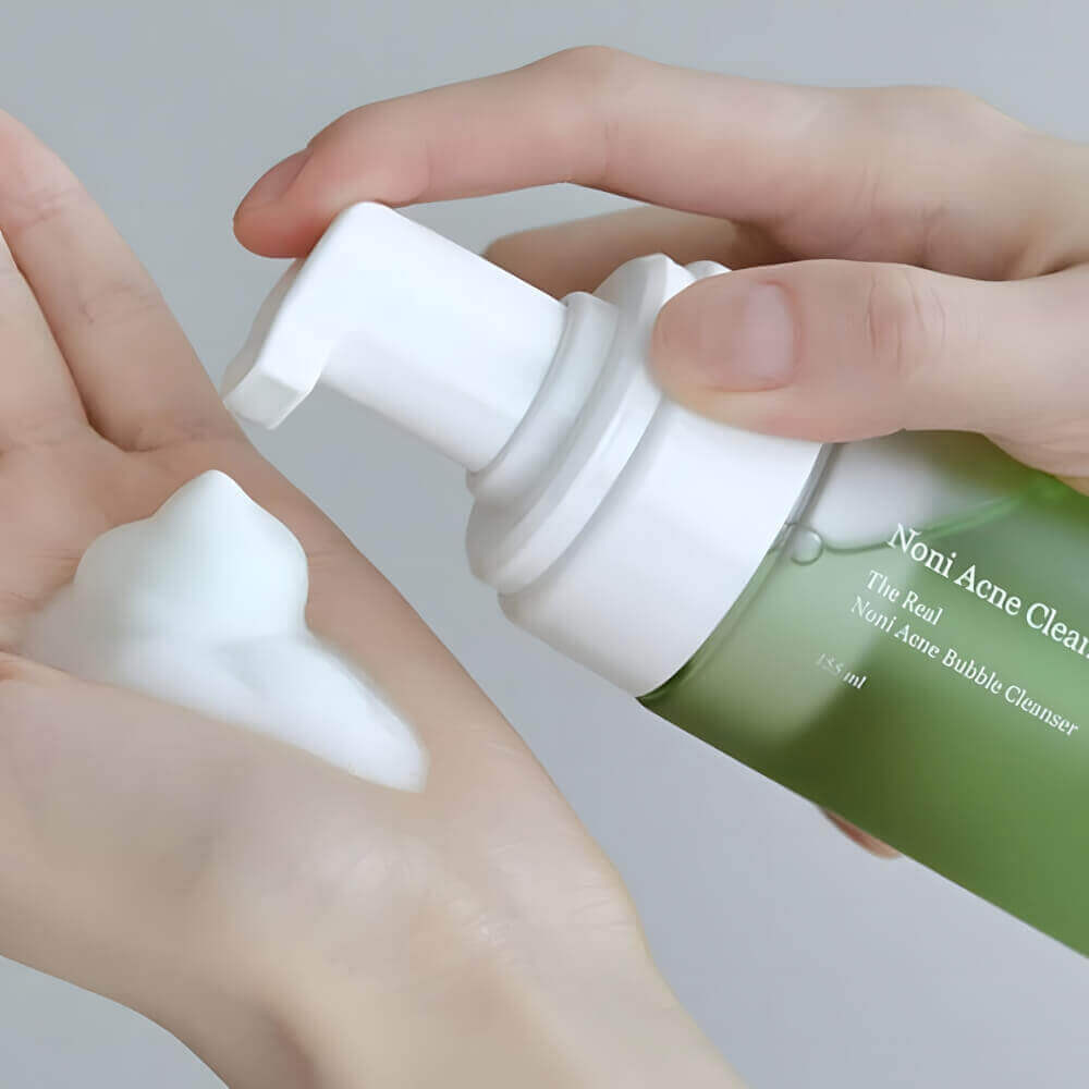 Кислородная пенка-мусс от акне с экстрактом нони «The Real Noni Acne Bubble Cleanser» | Celimax