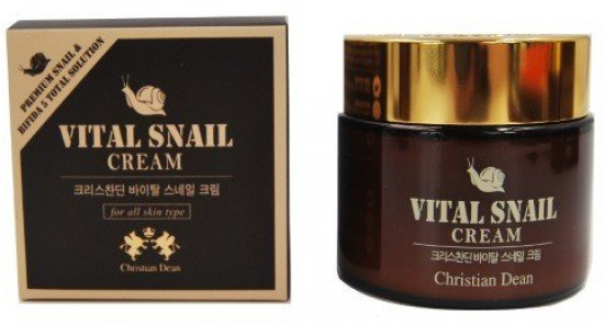 Омолаживающий крем для лица с экстрактом улитки «Vital Snail Cream»