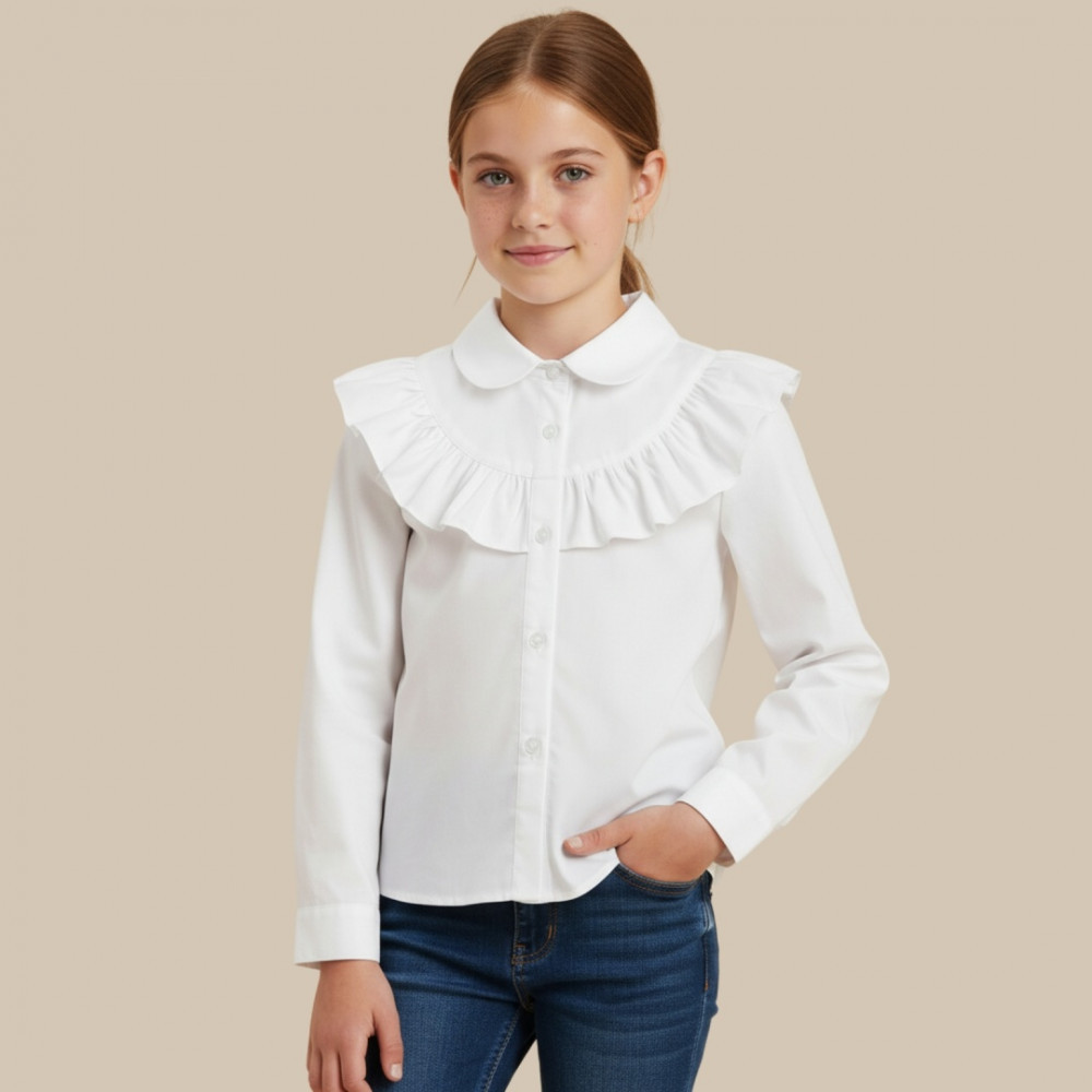 Школьная рубашка для девочек