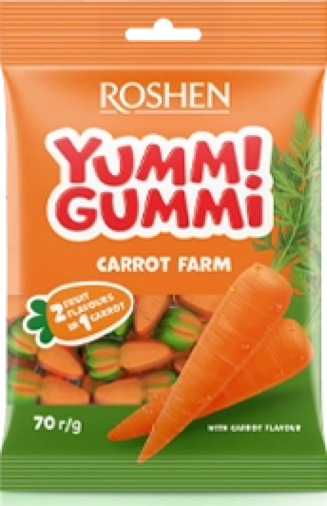 Желейные конфеты «Yummi Gummi Carrot Farm» | Roshen
