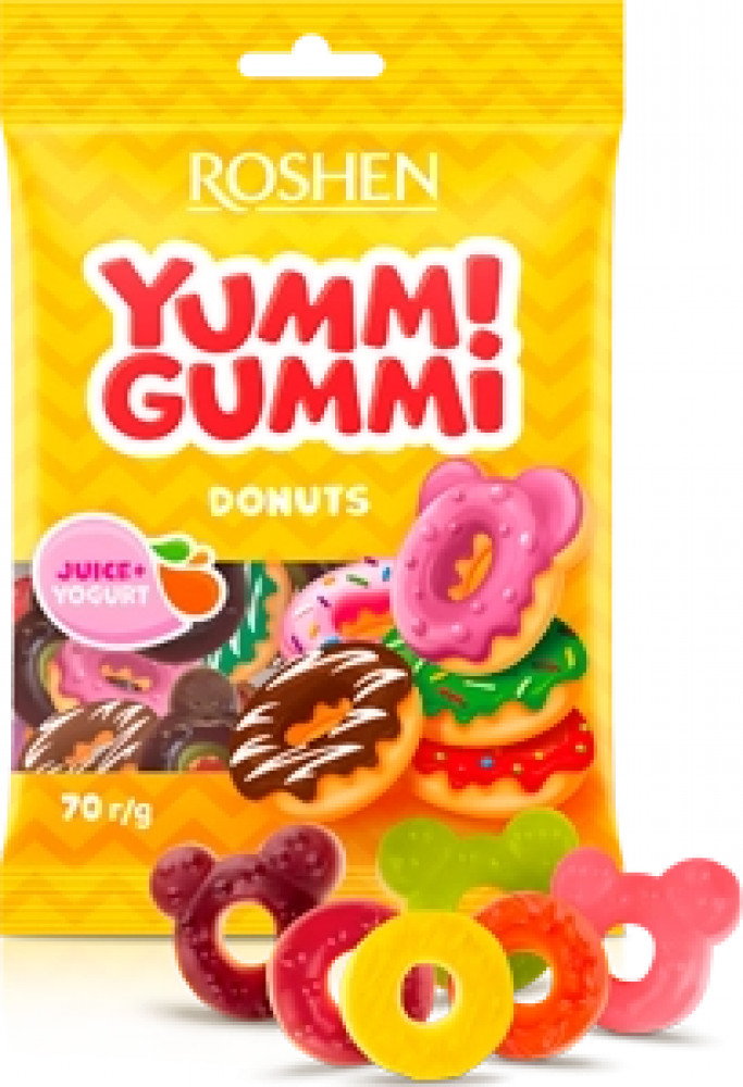 Желейные конфеты «Yummi Gummi Donuts» | Roshen