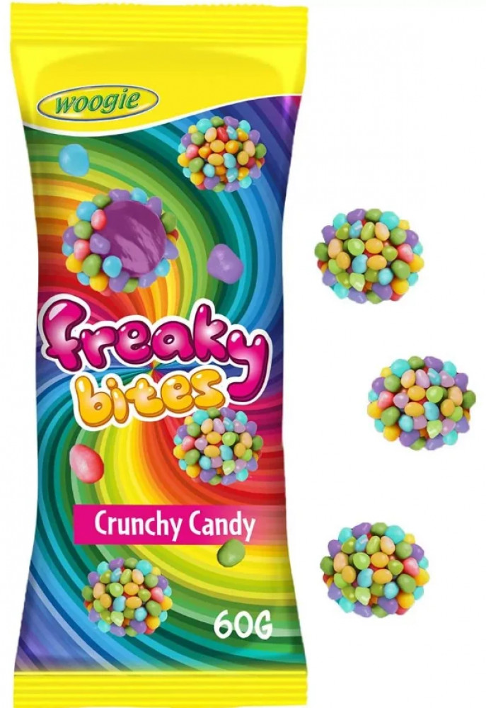 Конфеты фруктовые «Freaky Bites» | Woogie