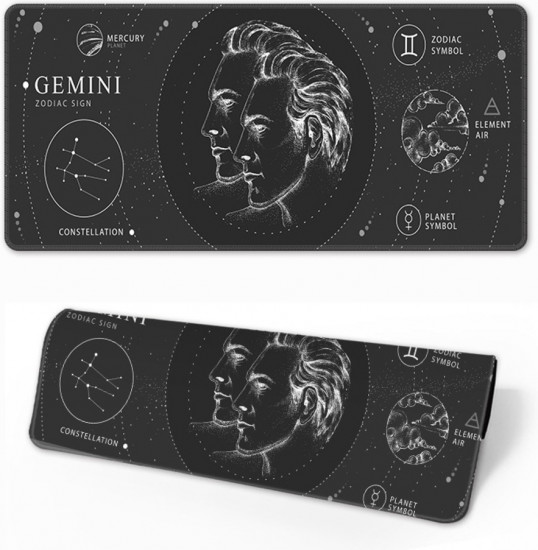 Коврик для мыши и клавиатуры «Gemini Essence. Близнецы»
