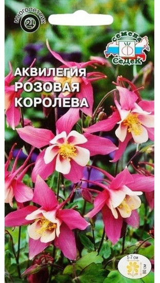 Семена аквилегии «Розовая королева»