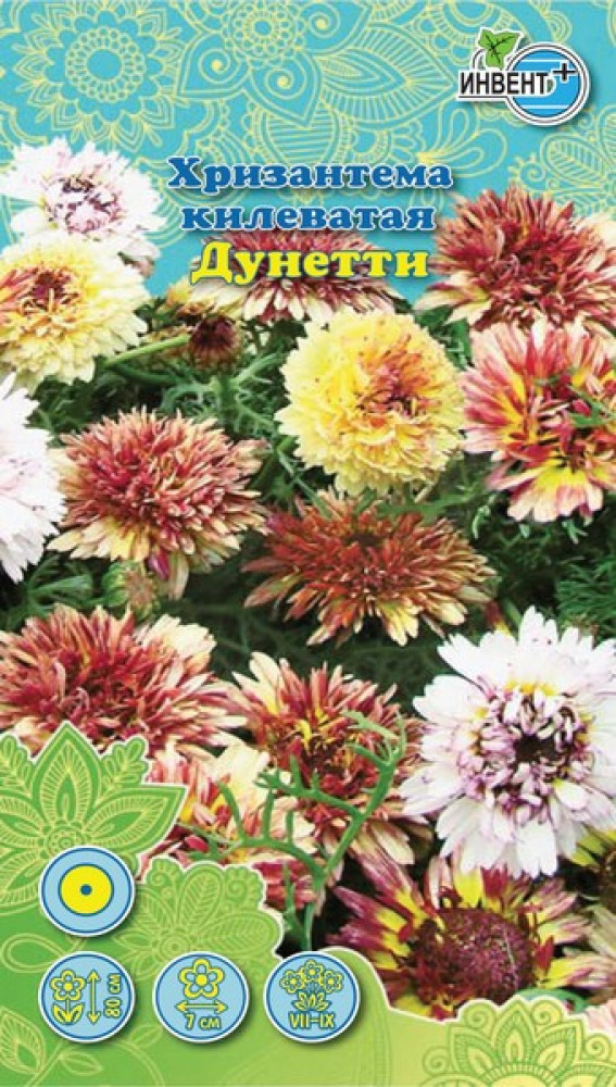 Семена хризантемы килеватой «Дунетти» | Инвент+