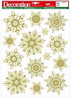 Декор «Золотые снежинки»