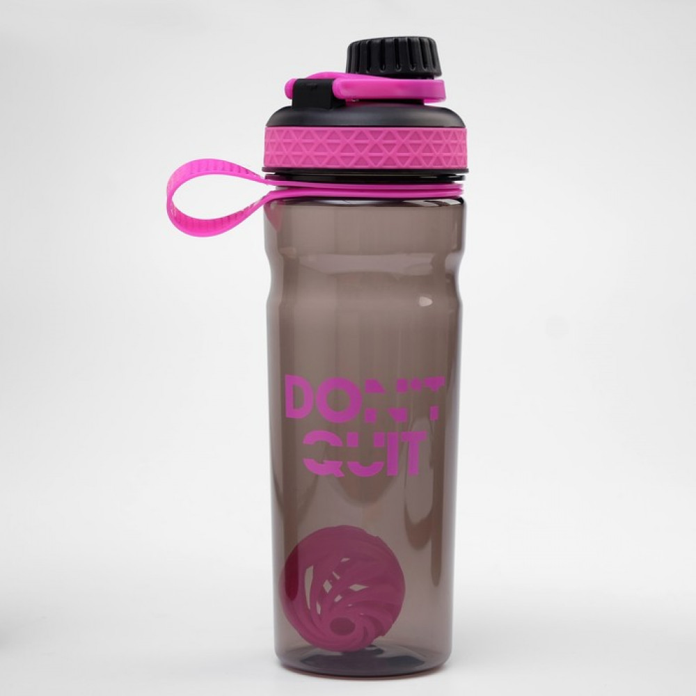 Шейкер спортивный для коктейлей «Don`t quit»