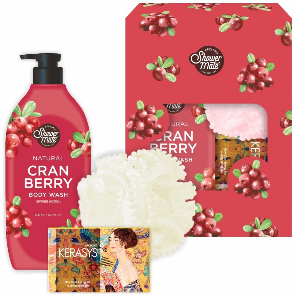 Подарочный набор для женщин «Клюква. Cranberry» | Shower Mate