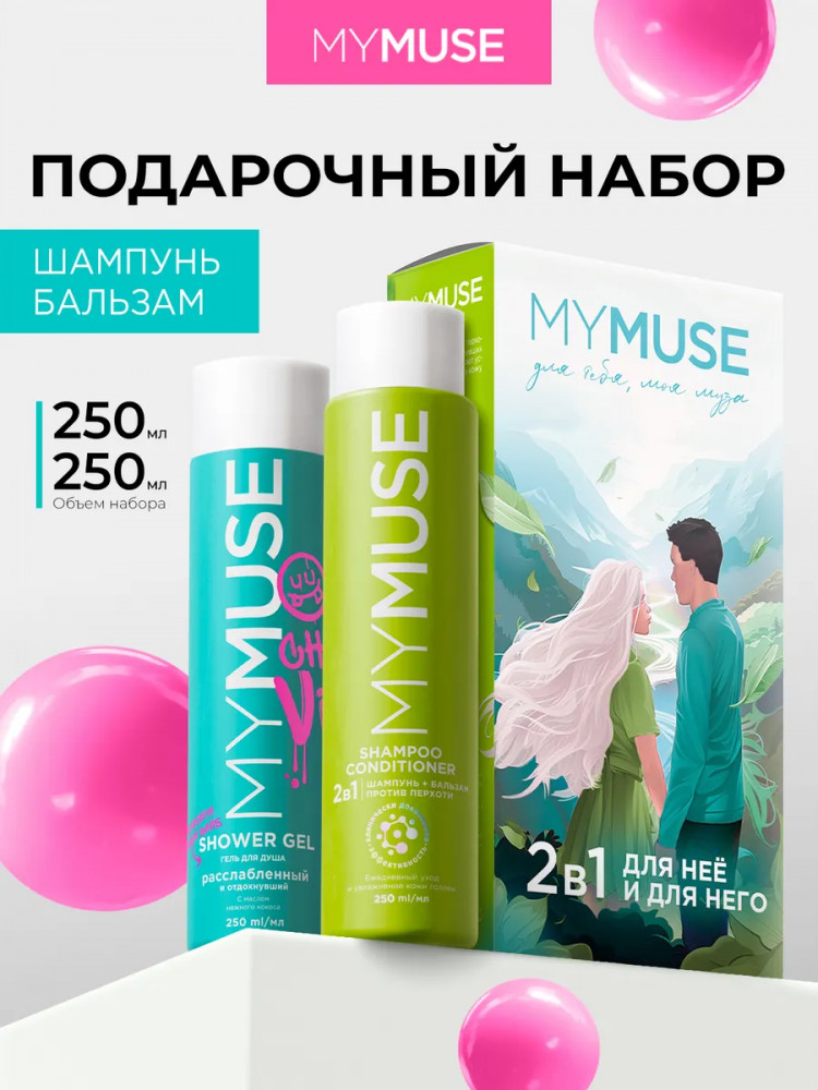 Подарочный набор косметических средств | My Muse | Grass