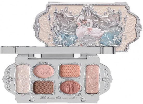 Тени для век «Flower knows Swan Ballet», оттенок 01 White Swan