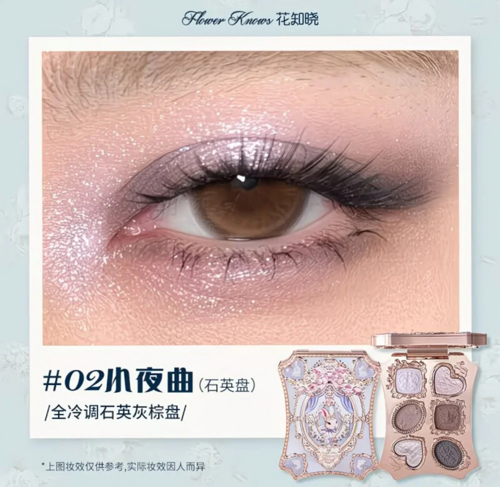 Тени для век «Flower knows Bunny Garden», оттенок 02