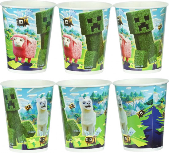 Набор стаканов бумажных «Пиксельные персонажи»