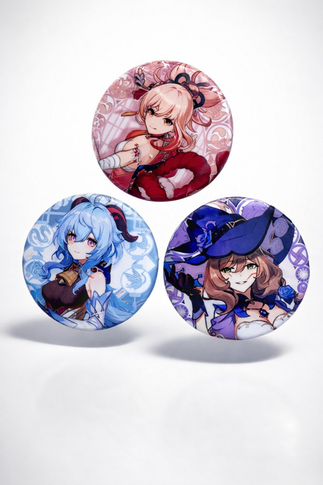 Набор значков аниме