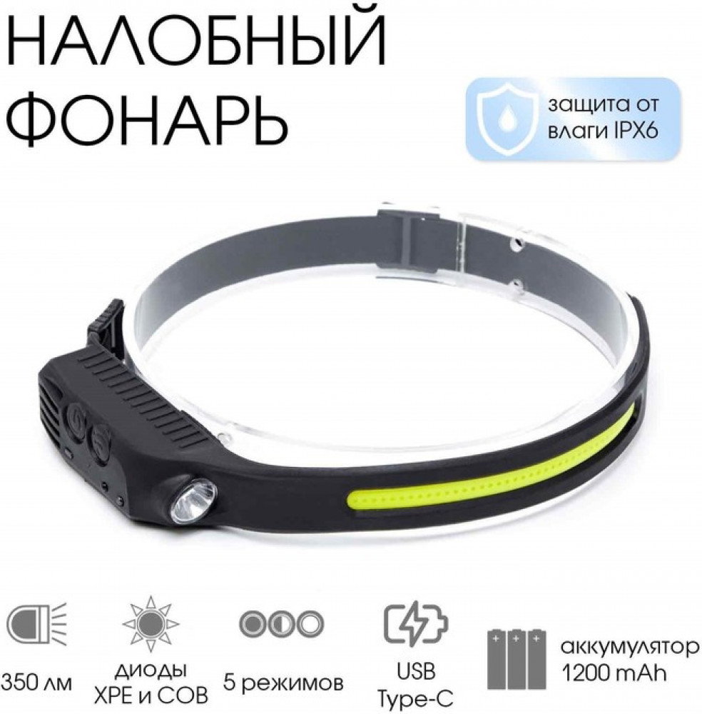 Фонарь налобный