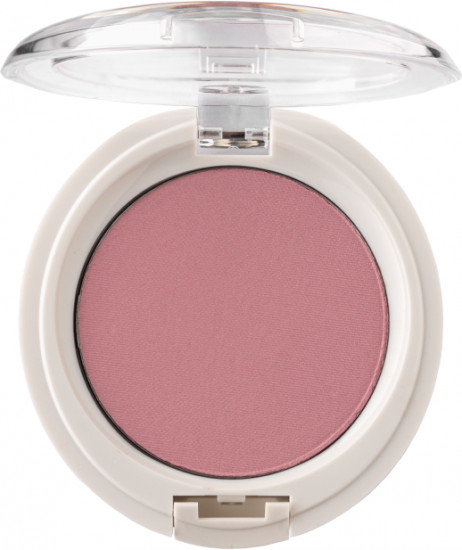 Румяна для лица матовые шелковистые компактные, оттенок 4 Роза