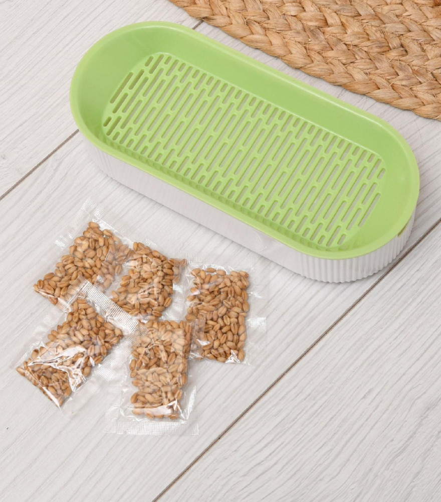 Набор для проращивания травы для кошек с семенами «Грин» | Petshop