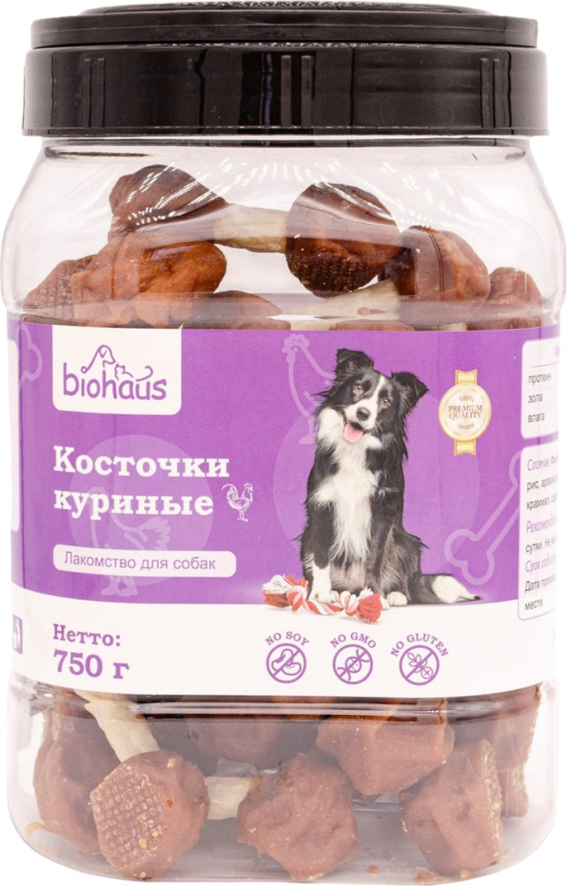 Лакомство для собак «Косточки куриные» | Biohaus