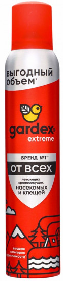 Аэрозоль от всех летающих кровососущих насекомых и клещей «Extreme»
