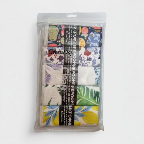 Набор салфеток из микрофибры для стекол и зеркал