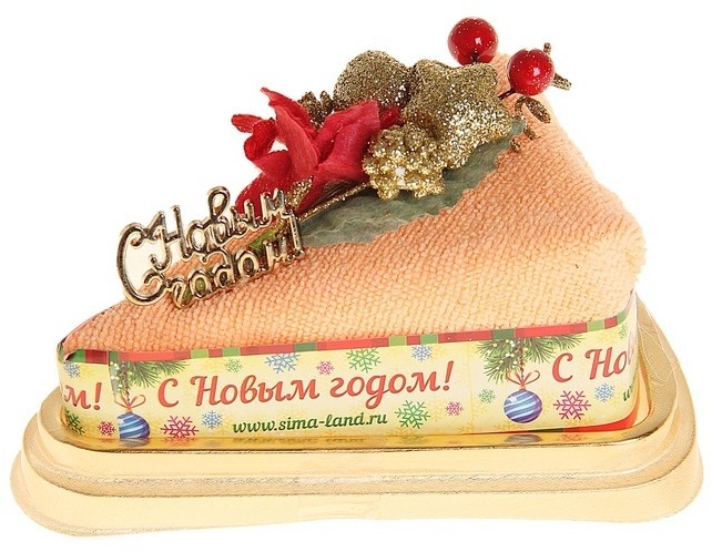 Полотенце сувенирное «Новогодний букет» (20х20 см) | Collorista