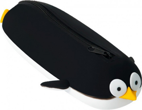 Силиконовый пенал в виде пингвина