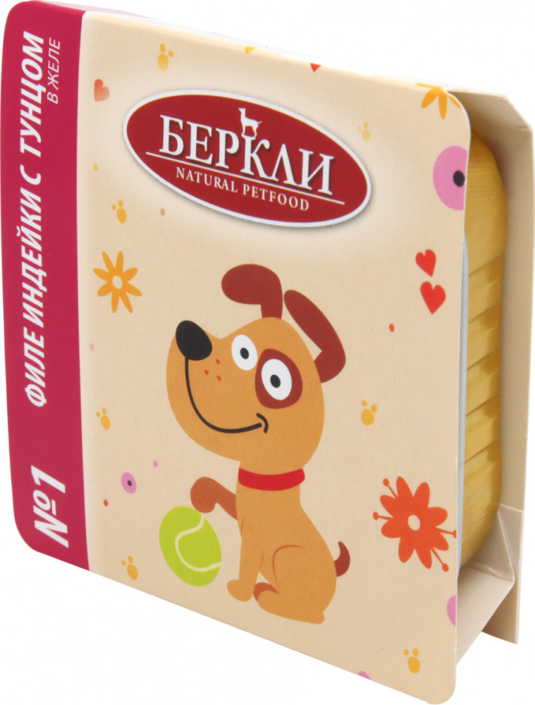 Консервы для собак «Филе индейки с тунцом в желе» | Berkley
