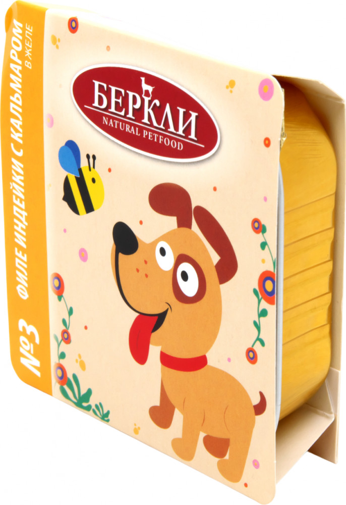 Консервы для собак «Филе индейки с кальмаром в желе» | Berkley