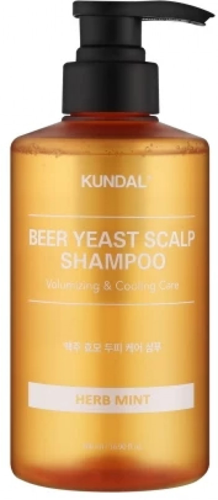 Шампунь «Beer Yeast Scalp Herb Mint» | Kundal