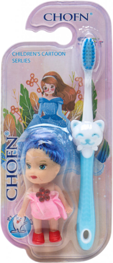 Зубная щетка + кукла