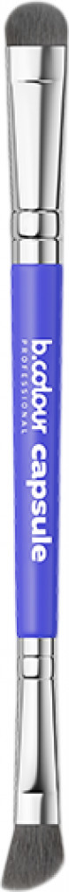 Кисть для макияжа глаз 2 в 1 № 07 | Capsule | B.colour Professional