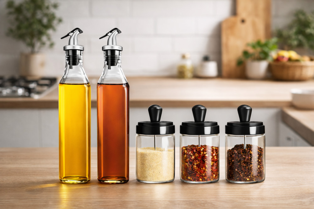 Набор емкостей для масла и специй