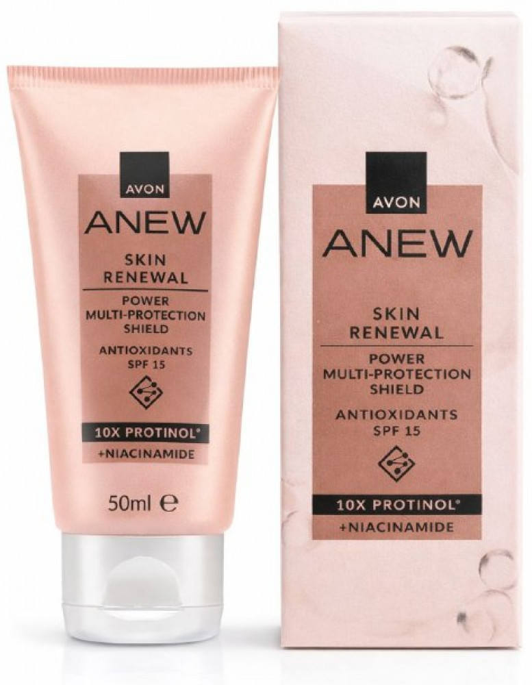 Обновляющий дневной крем для лица с антиоксидантами «Энергия протинола» SPF 15 | Anew | Avon