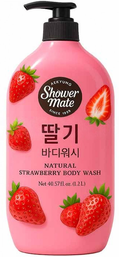 Увлажняющий гель для душа с экстрактом клубники «Strawberry Body Wash» | Shower Mate