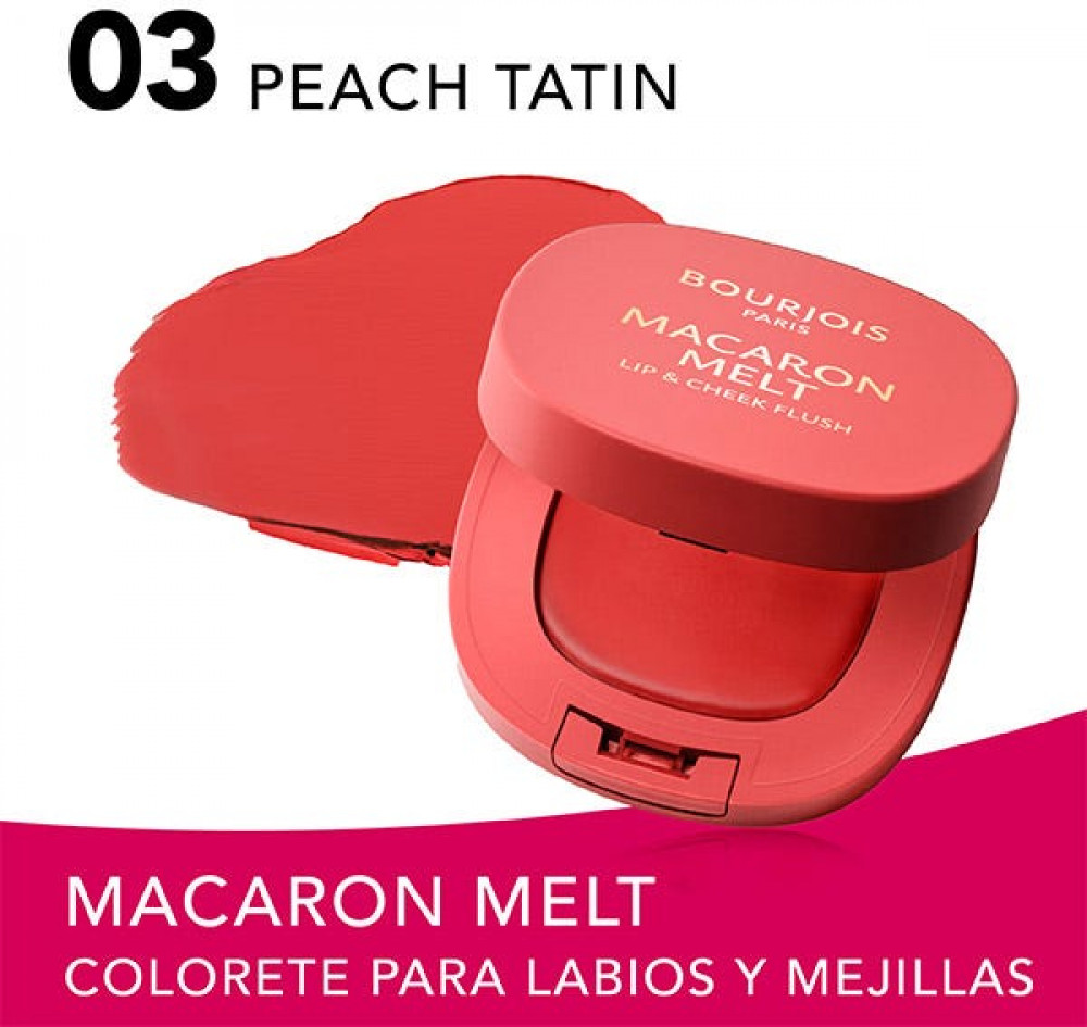 Румяна «Macaron Melt», оттенок 03 Peach Tatin | Bourjois