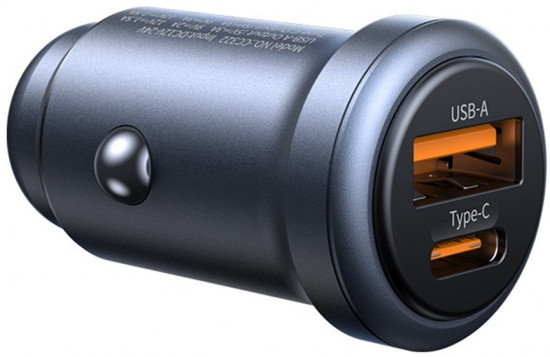 АЗУ Usams CC322 30W 1xUSB+1xType-C порты