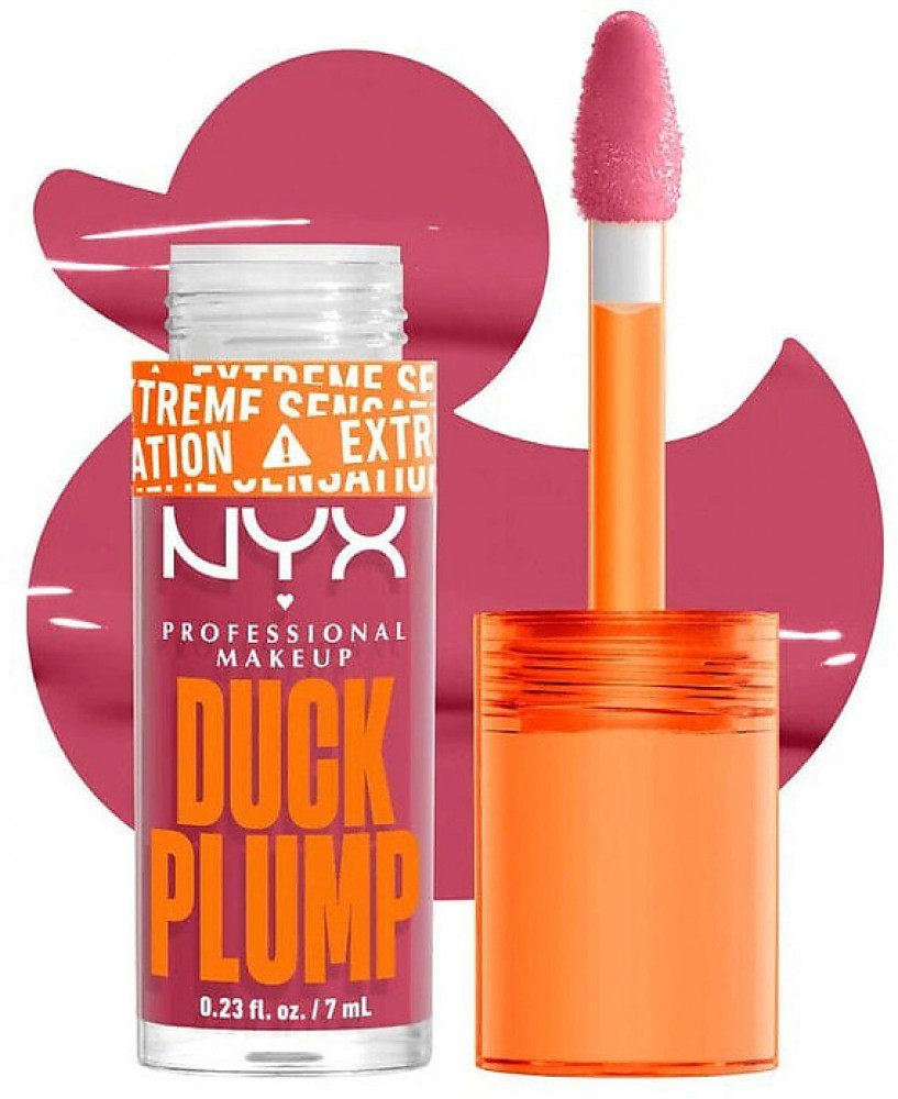 Блеск для губ для придания объема «Duck Plump High Pigment Lip Gloss», тон 09 Strike A Rose | NYX