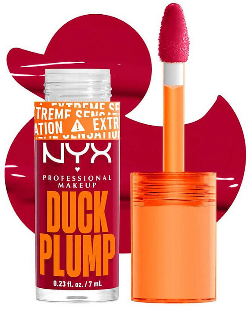 Блеск для губ для придания объема «Duck Plump High Pigment Lip Gloss», тон 14 Hall Of Flame | NYX