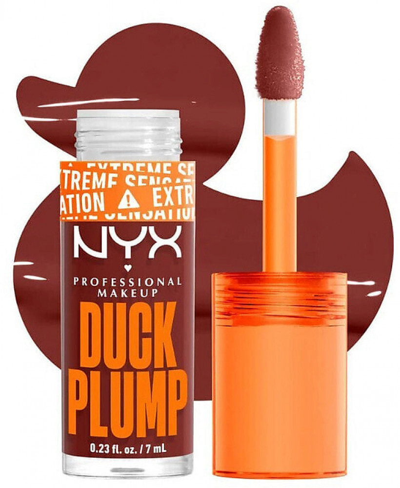 Блеск для губ для придания объема «Duck Plump High Pigment Lip Gloss», тон 16 Wine Not | NYX
