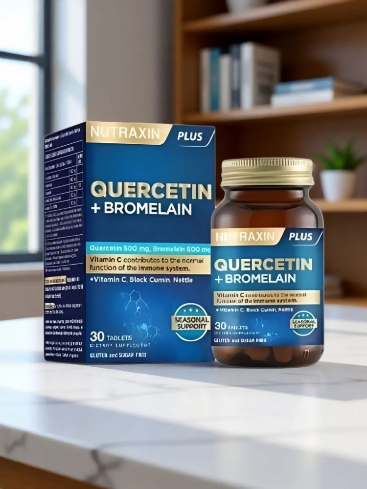 Капсулы «Кверцетин с бромелайном и витамином С» | Nutraxin