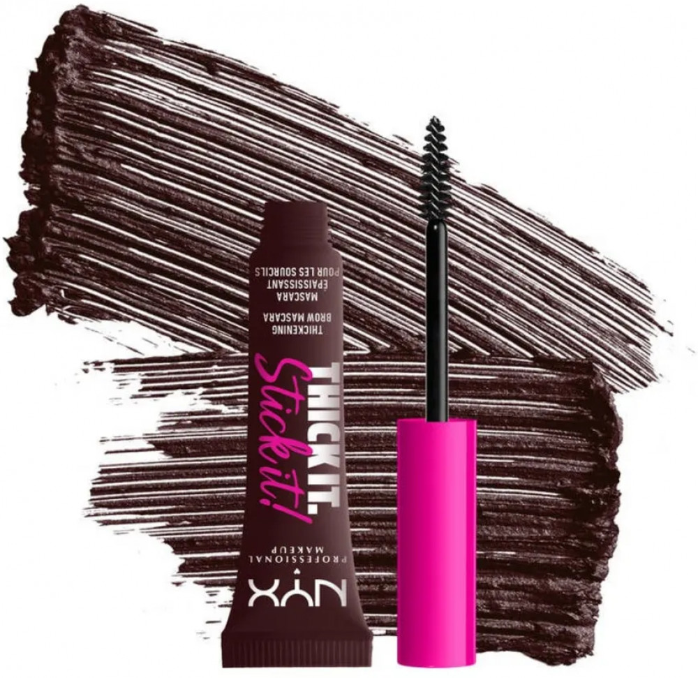 Тушь для укладки бровей «Thick It Stick It Brow Mascara», оттенок 07 Espresso | NYX