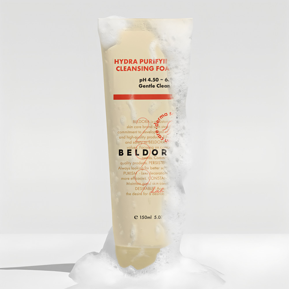 Увлажняющая пенка для умывания лица «Hydra Purifying Cleansing Foam» | Beldora