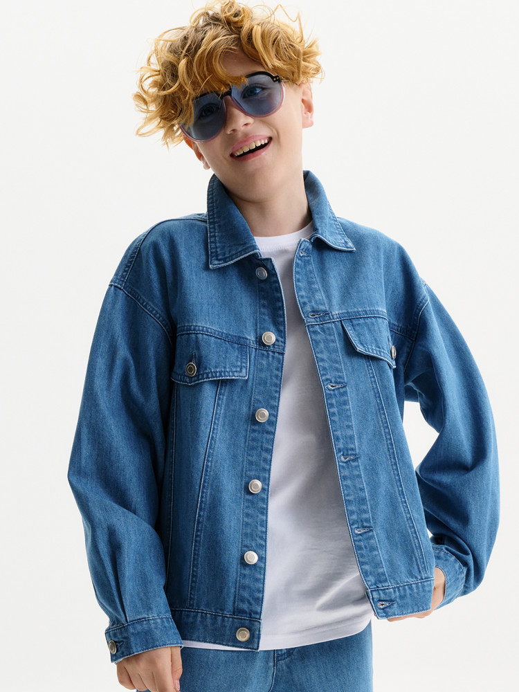 Рубашка джинсовая для мальчиков | Pelican