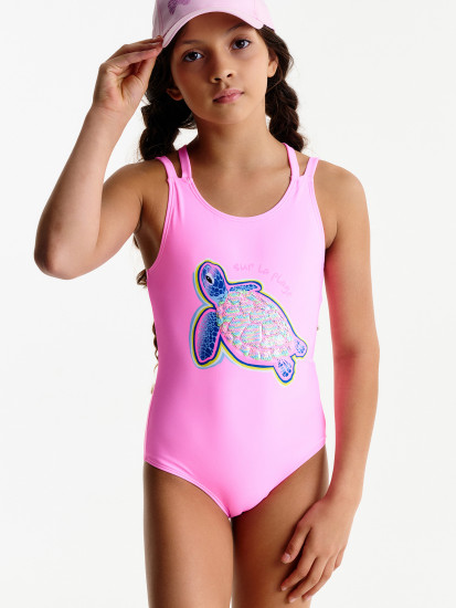 Купальник для девочек слитный