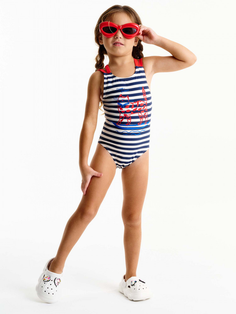 Купальник для девочек слитный | Pelican