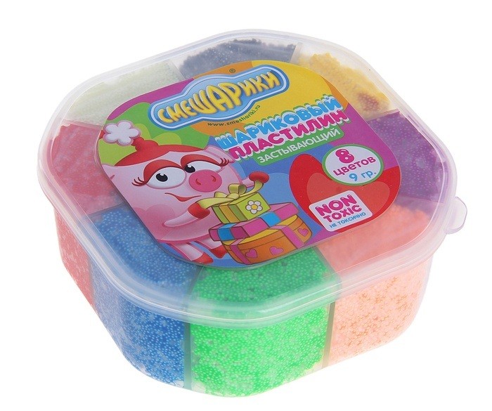Набор шарикового пластилина «Смешарики», 8 цветов | Смешарики | Centrum